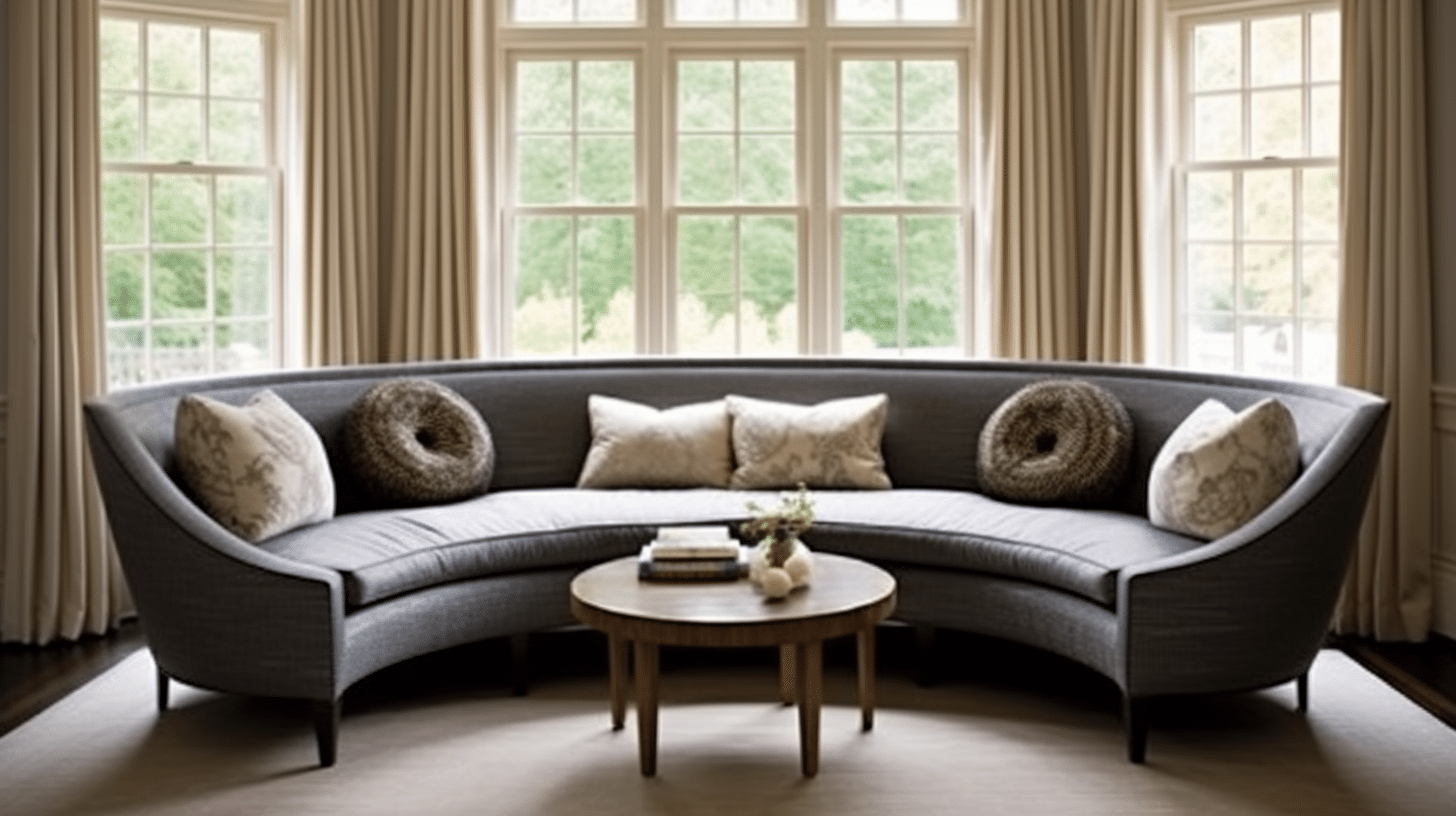 Round sofas: an elegant choice for your interior