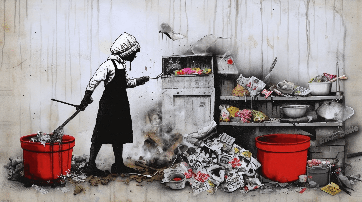 The intriguing phenomenon of the trash wall