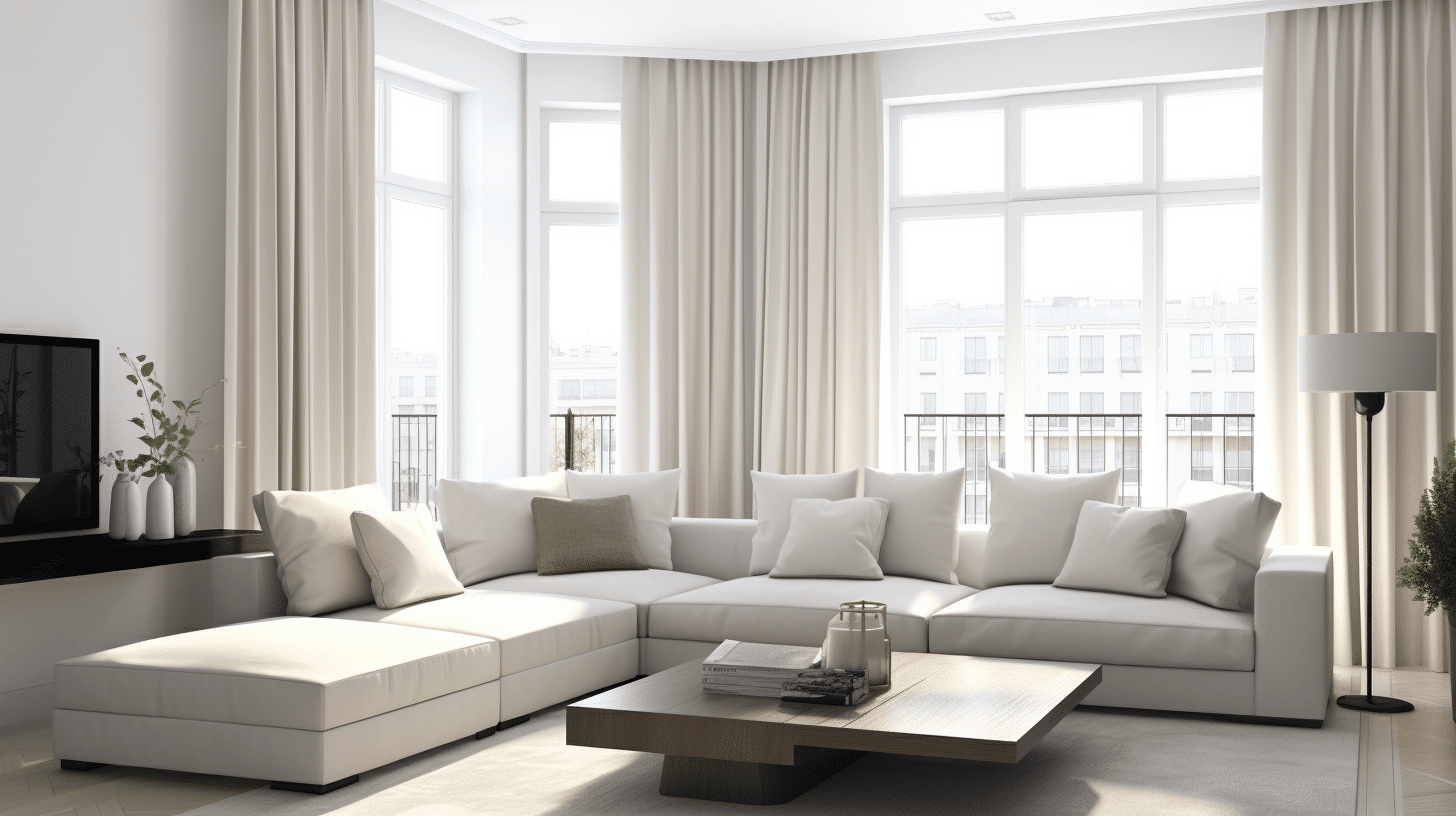 Optimize your space with an L-shaped living room