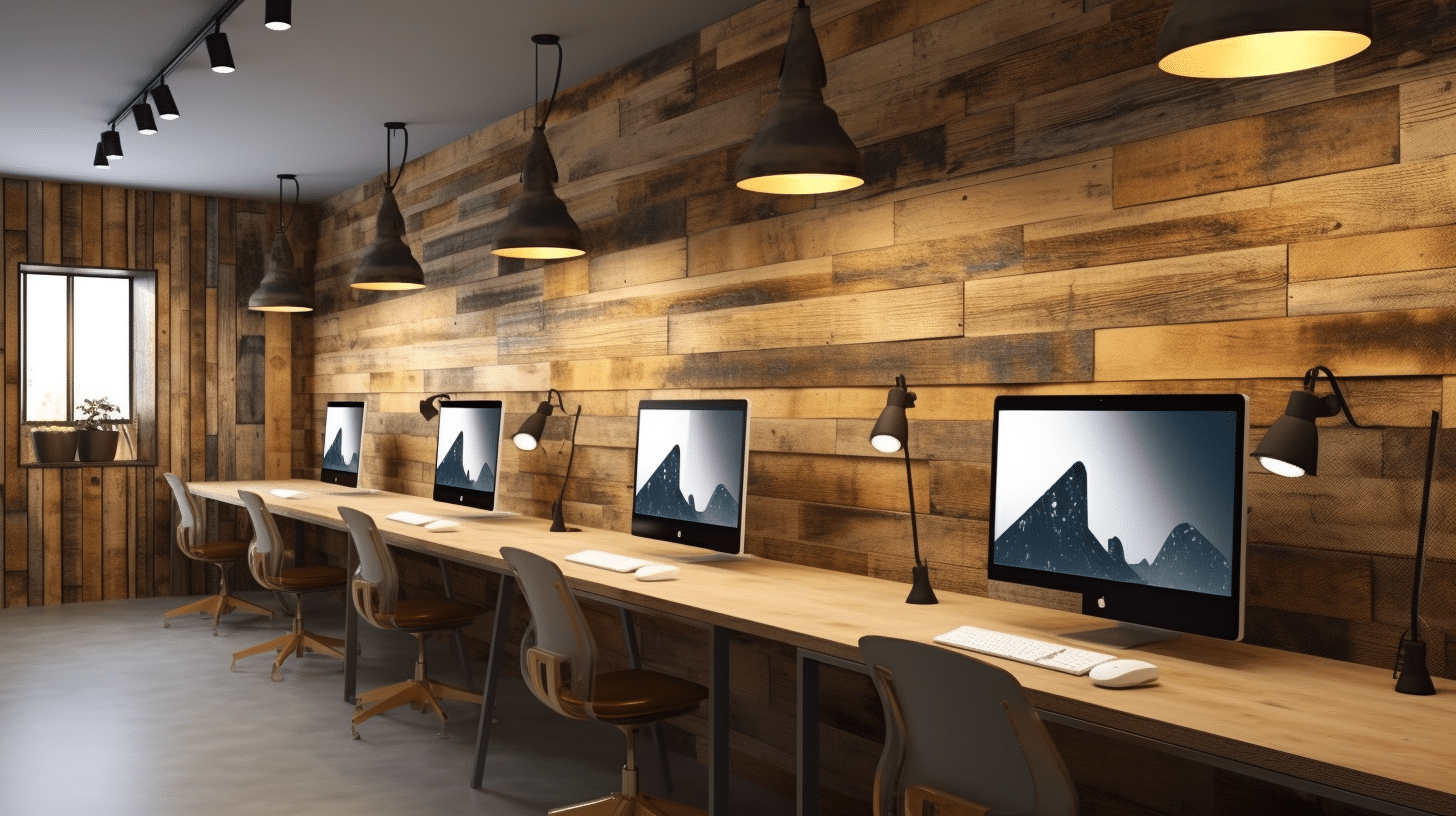 Pallet desks: an ecological and trendy choice for your workspace