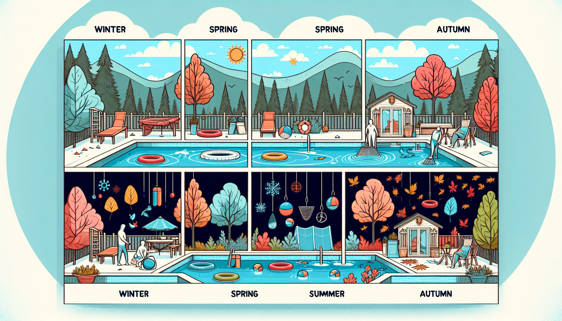 découvrez comment protéger votre piscine en toutes saisons avec nos conseils pratiques et efficaces.