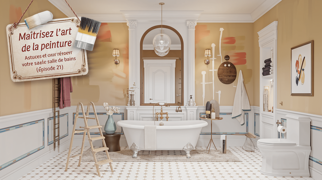 découvrez dans cet épisode 21 comment maîtriser l'art de la peinture pour rénover votre salle de bains. obtenez des astuces pratiques et des conseils d'experts pour transformer votre espace en un lieu moderne et agréable. ne manquez pas nos techniques éprouvées pour un résultat impeccable !