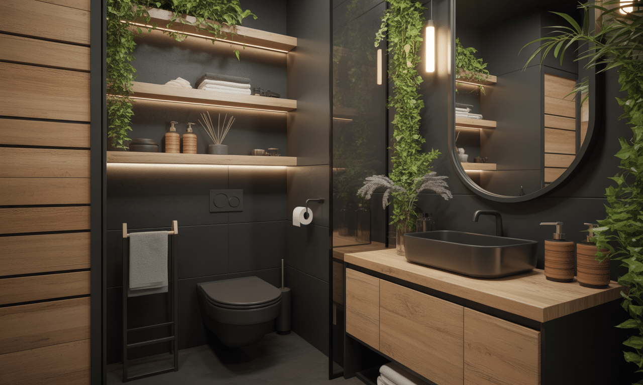 découvrez 10 idées élégantes de décoration noir et bois pour transformer vos toilettes avec style et sophistication. apportez une touche moderne et chaleureuse à votre espace.
